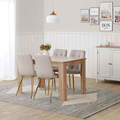 Alic 4 - Person Dining Set