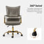 Gedrie Modern Faux Leather Swivel Office Chair-647542785-607770268