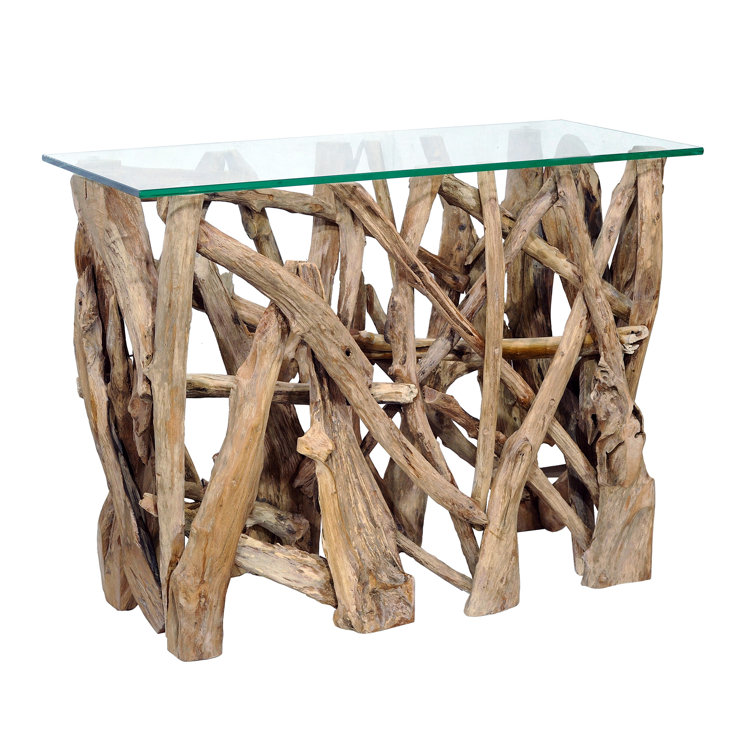 Driftwood Console Table- Bleached, by Artisan Living