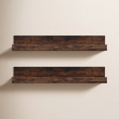 Dominique 28" Solid Wood Floating Shelf