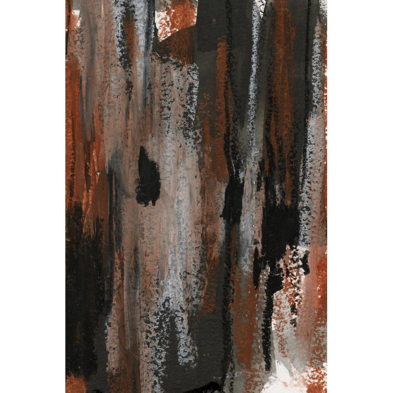 Loft pastel VII - peinture sur toile tendue, H 48 po x l 32 po x P 1,25 po