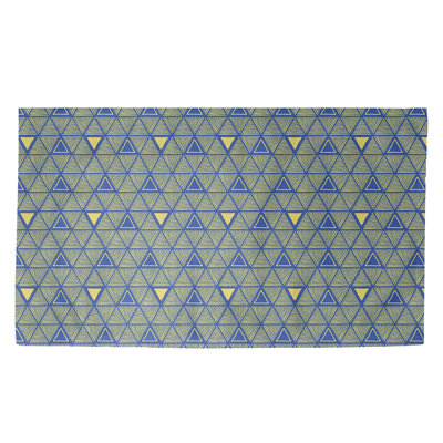 Tapis gris Triangles
