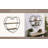 Elise Heart-Shaped Metal and Wood Wall Shelf with Iron Frame and Plywood Shelves, Decorative Hanging Storage with Sturdy Design for Functional Display-212130917