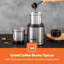 Geepas 1450W Espresso & Cappuccino Coffee Machine & 200W Coffee Grinder Combo Set