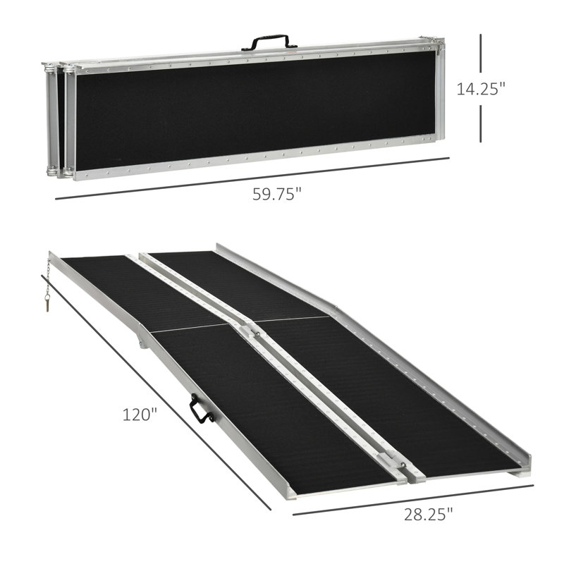 HomCom Metal Foldable Threshold Ramp & Reviews | Wayfair