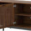 Meuble télé Mid-Century moderne, console multimédia