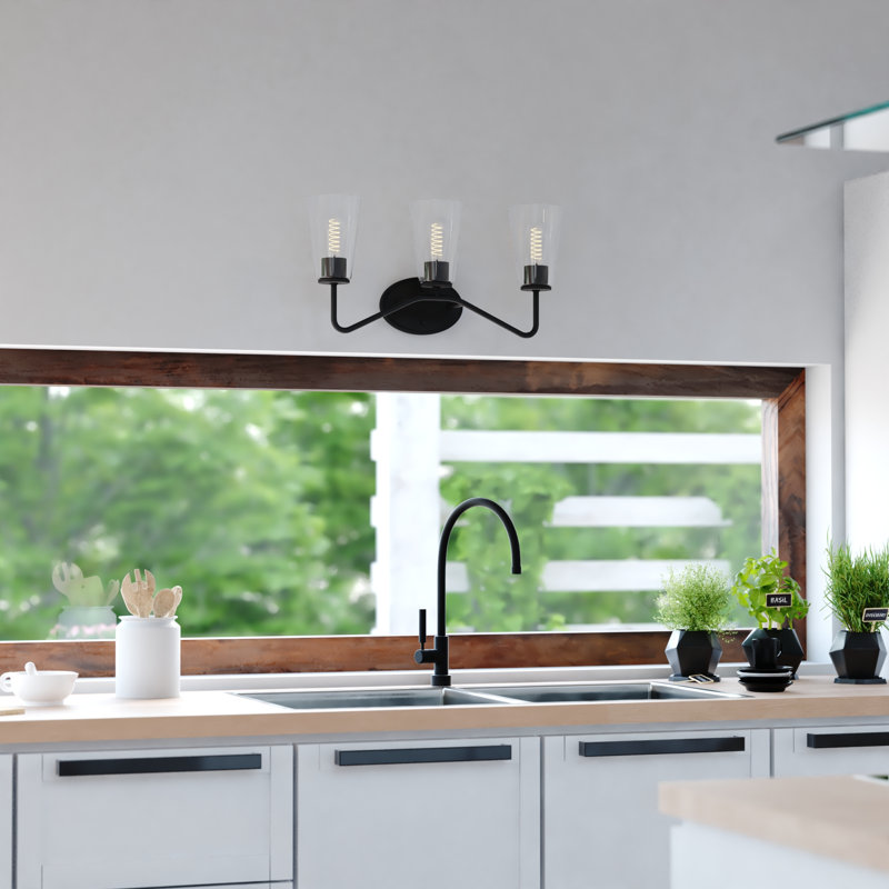 Beverly 3 - Light Dimmable Vanity Light, Matte Black