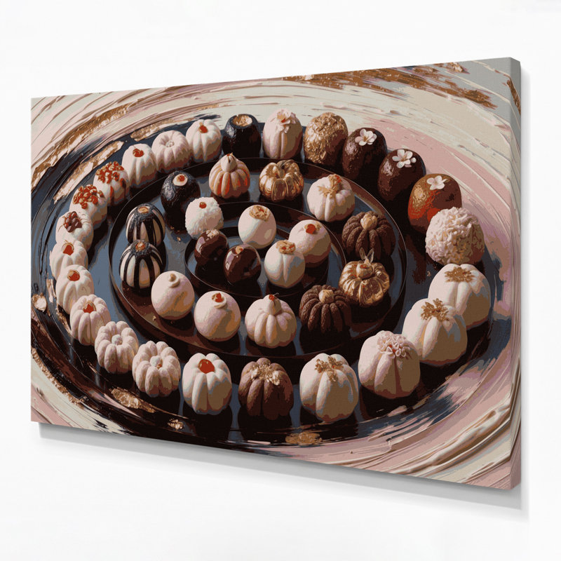 Art mural sur toile, Desserts, H 8 po x l 10 po