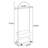 Saddle Leather Coat Rack with Wheels-1813797370