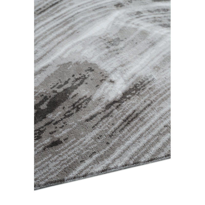David Rockwell Falls Graphite Area Rug, Rectangle 5' x 7'7"