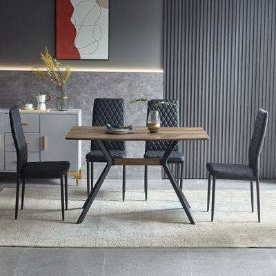 Modern Minimalist Style Dining Table, Dining Room Kitchen Office Table