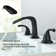 Widespread 2-handle Bathroom Faucet with Drain Assembly