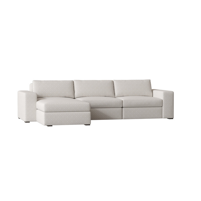 Liam Chaise Sectional, Siena 69, Brown Mahogany, Left Hand Facing