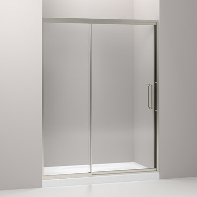 Lattis 60" x 76" Pivot Shower Door with CleanCoat® Technology