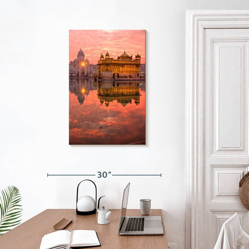 Aime Harmandir Sahib Reflection, 30" H x 20" W