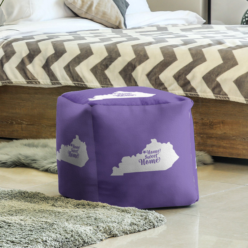 Repose-pieds à cubes louisville the home, Mauve