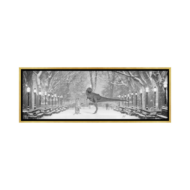 «Dance with Me» par Kathrin Federer, reproduction d'art panoramique sur toile, H 12 po x l 36 po x P 2 po