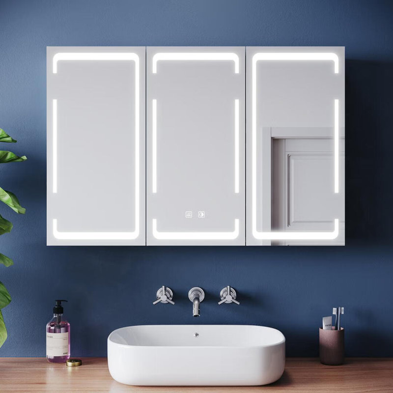 Davaria 23.62mm W 35.43mm H Medicine Cabinet Mirror