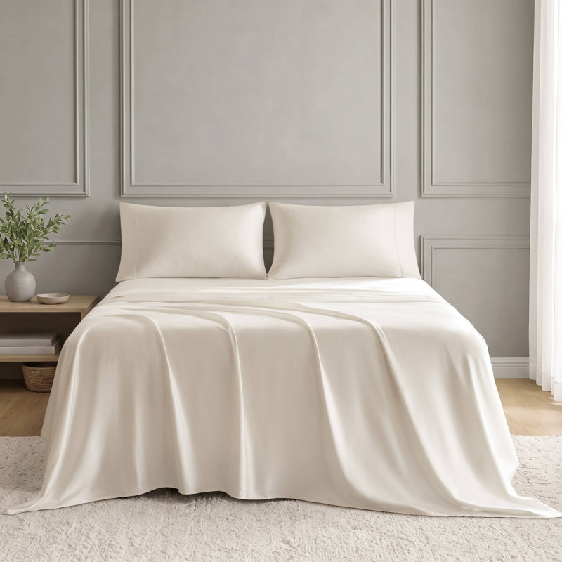 Ensemble de draps en coton Tencel, Twin, Tofu