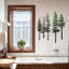 Art mural pin en métal - vert - décor rustique en métal inspiré de la nature pour la maison, la cabane ou le bureau