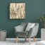 Art mural sur toile tendue - Jade Reynolds «Dancing Dragonflies I», art mural pour salon, chambre à coucher ou bureau - 35 x 35-33521402