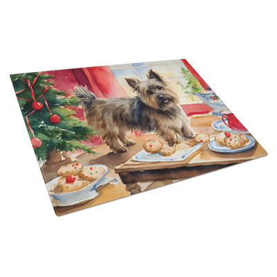 Planche à découper en verre Cairn Terrier