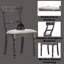 Ensemble de 2 chaises d'appoint Leventis