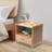 Charif 15.7"H Small Bamboo Wood Nightstand
