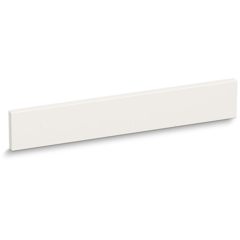 Quartz Back Splash For 24" Vanity, Pure White