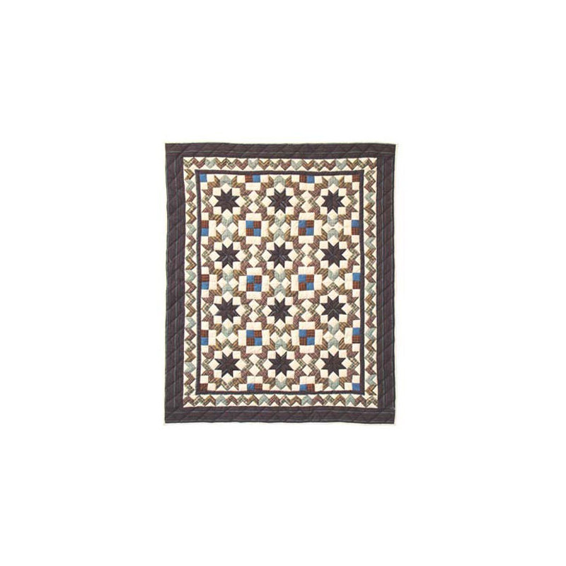 Star Light Quilted Throw Blanket