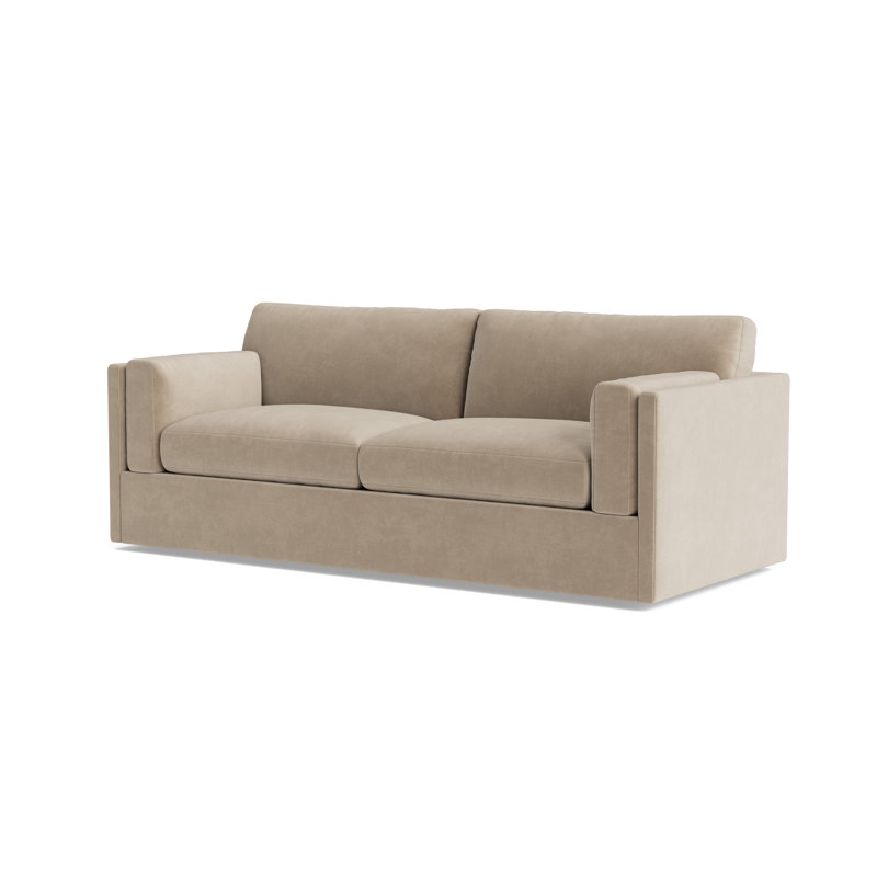 Fairfax Sofa (85"), Velvet - Beige