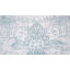 Tapis transitionnel de couleur ivoire / bleu sarcelle-1001391765