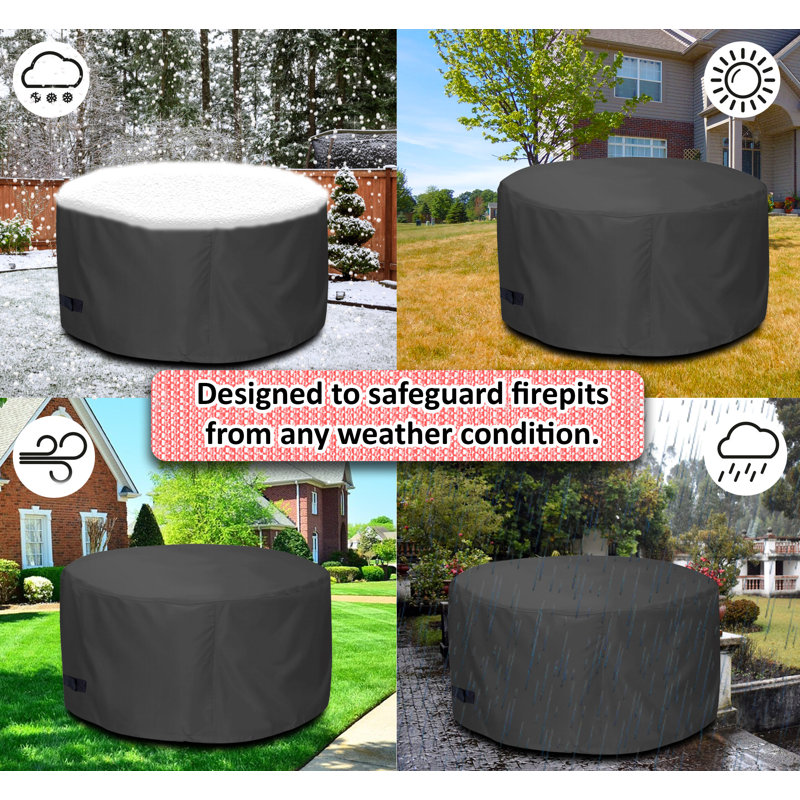 38 inch Round waterproof firepit cover for Better Home and Garden Colebrook 37 38 inch Round waterproof firepit cover for Better Home and Garden Colebrook 37