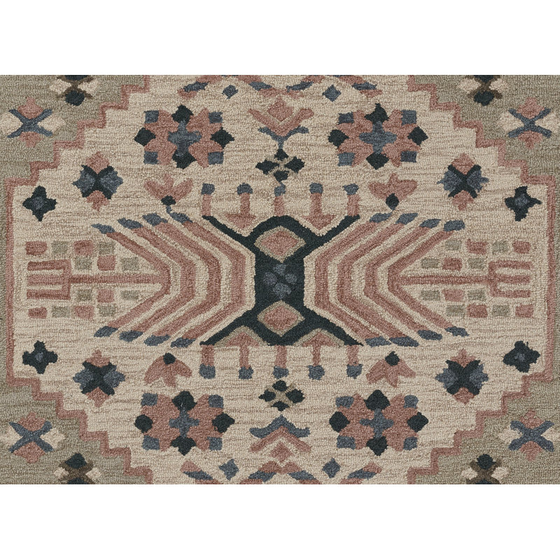 Tahoe Hand Tufted Wool Southwestern Area Rug, Rectangle 2' x 3'