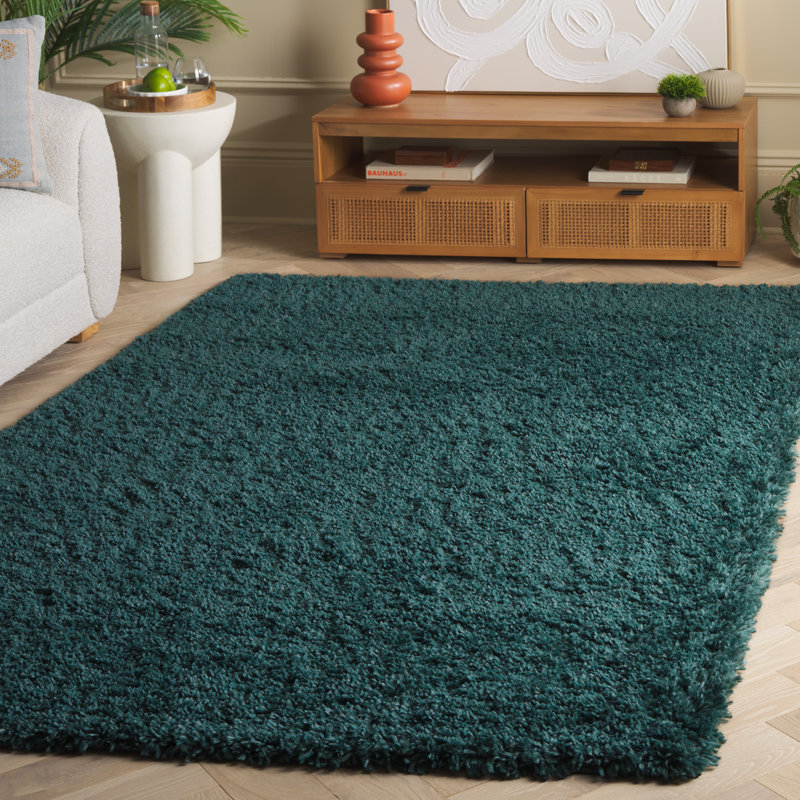 Tapis couleur unie à poils longs Wawona 800 Performance, Rectangle 5 pi 3 po x 7 pi 6 po