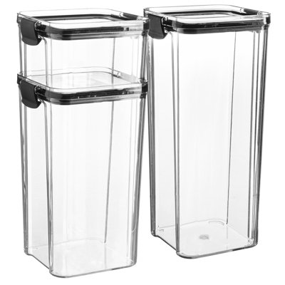 Argon Tableware 3 Piece Food Storage Containers Set - 3 Sizes