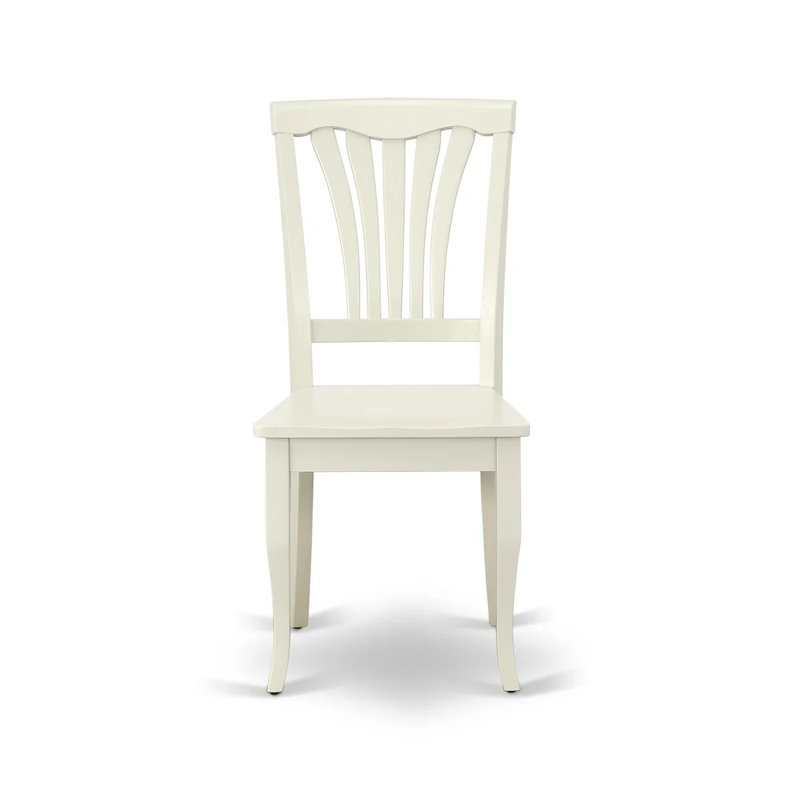 Ensemble de mobilier de salle à manger 5 pièces comprenant une table de salle à manger rectangulaire et 4 chaises en bois, 36 x 60 pouces, lin blanc