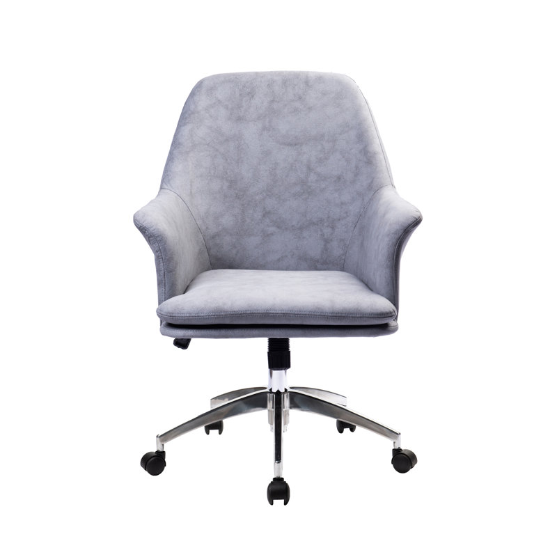Jorden Microfiber / Microsuede Task Chair, Gray