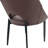 Newsom Modern Curved Open-Back Upholstered Dining Chair with Sturdy Iron Metal Legs, Heavy-Duty 440 lb. Weight Capacity - Perfect for Dining Room, Kitchen, or Vanity-30999662-30984037