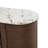 Mavell 63" Modern Oak Wood 2-Drawer Sideboard with Silver Fox Ceramic Top