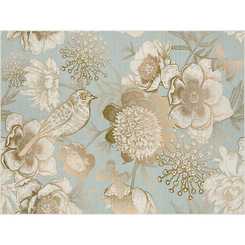 Burnest Vinyl Machine Printed Area Rug, Rectangle 100 x 133cm