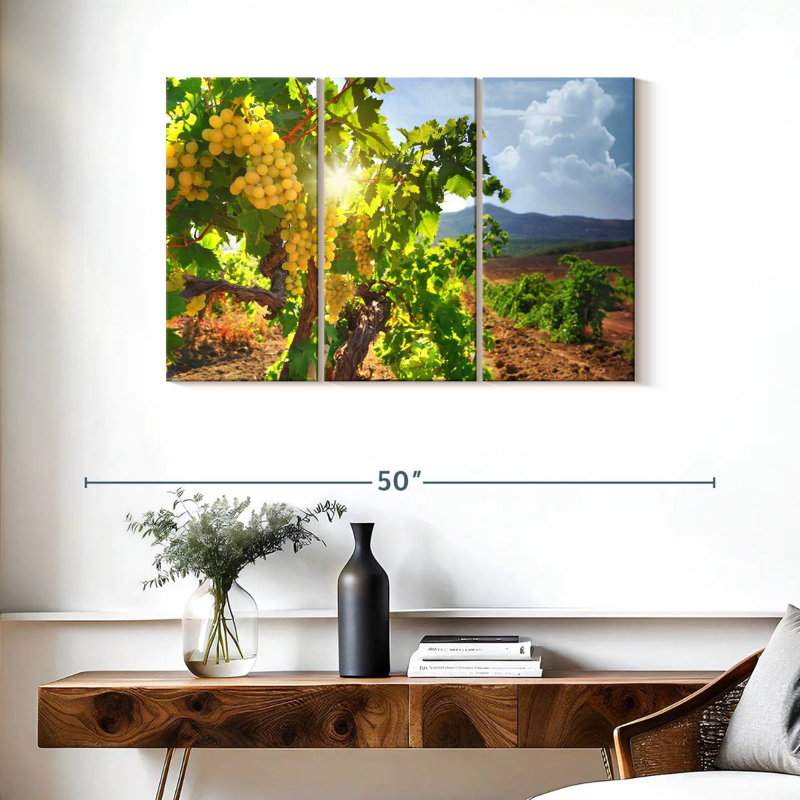Yarlin Luminous Grape Vine, 24" H x 38" W