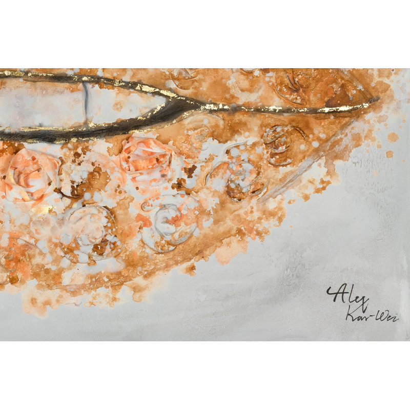 Hand -painted acrylic painting Sweet Lips