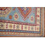 Tapis de couloir bleu clair Kazak