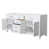 White/Brushed Nickel
