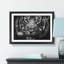 Tiger with Yellow Eyes in Abstract - Picture Frame Painting Print-55766287-55766292