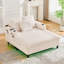   Canapé inclinable moderne en velours côtelé surdimensionné avec assise profonde, 3 coussins, charge USB, bande lumineuse à DEL RVB, porte-gobelet, poche latérale - convient au salon et à la chambre à coucher-1950303532