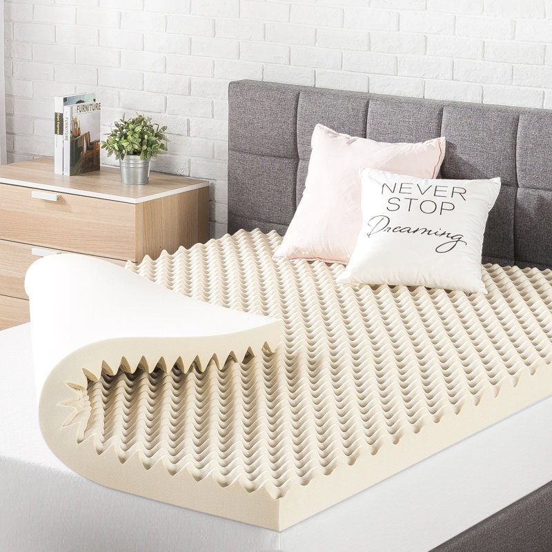 Mousse à mémoire de forme surmatelas Gilkes, Simple, 3", Lavande