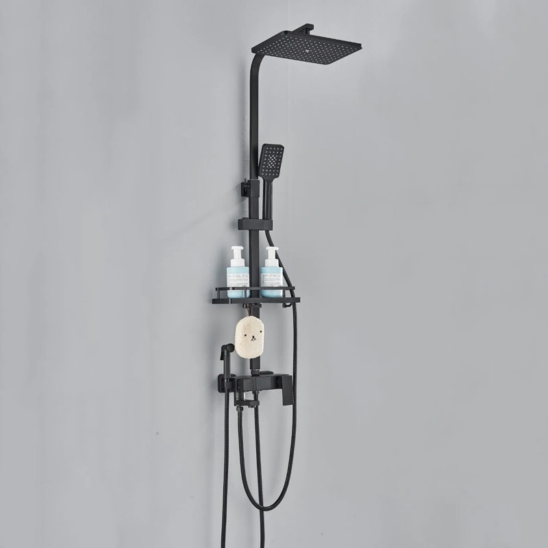 Système de douche thermostatique complet avec valve brute