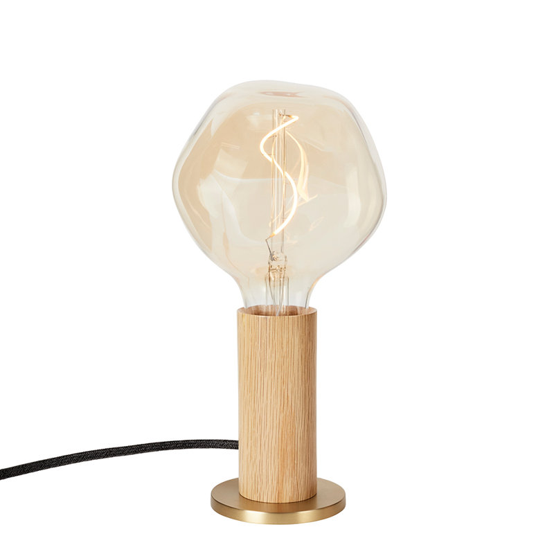 Knuckle Table Lamp, Oak